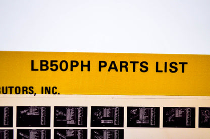 OEM Yamaha LB50PH 1981/August 20 '81 Parts List Microfiche