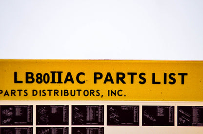 OEM Yamaha LB80IIAC 1977/March 31 '76 Parts List Microfiche