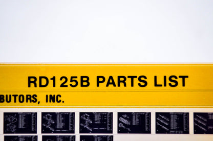 OEM Yamaha RD125B 1979/May 22 '75 Parts List Microfiche