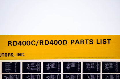 OEM Yamaha RD400C/RD400D 1981/April 1 '76 -'77 Parts List Microfiche