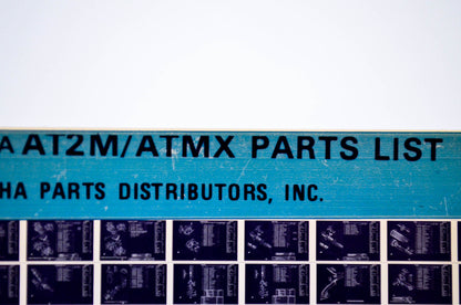 OEM Yamaha AT2M/ATMX 1978/November 30 '72 - '73 Parts List Microfiche
