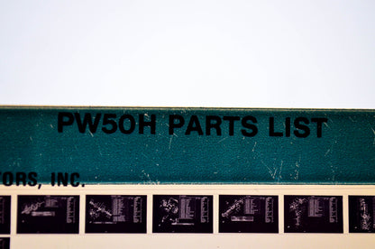 OEM Yamaha PW50H 1980/November 7 '81 Parts List Microfiche