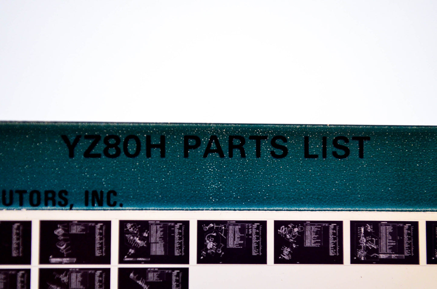 OEM Yamaha YZ80H 1981/April 1 '81 Parts List Microfiche
