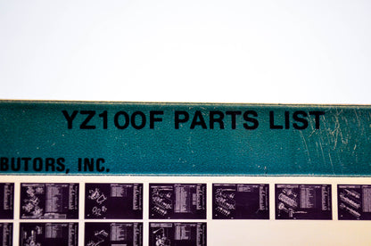 OEM Yamaha YZ100F 1980/May 7 '79 Parts List Microfiche