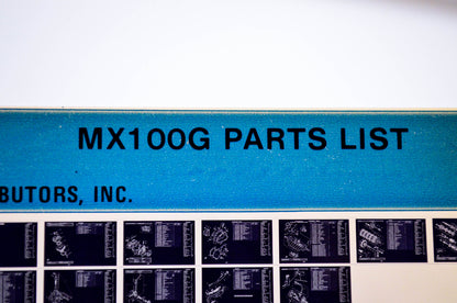 OEM Yamaha MX100G 1980/July 9 '80 Parts List Microfiche