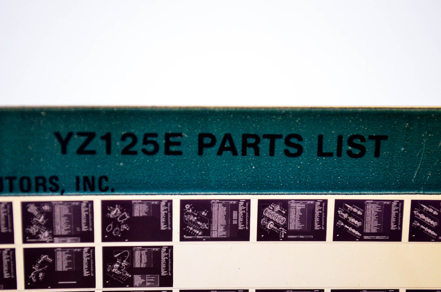 OEM Yamaha YZ125E 1980/March 7 '80 Parts List Microfiche
