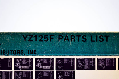 OEM Yamaha YZ125F 1981/March 18 '79 Parts List Microfiche
