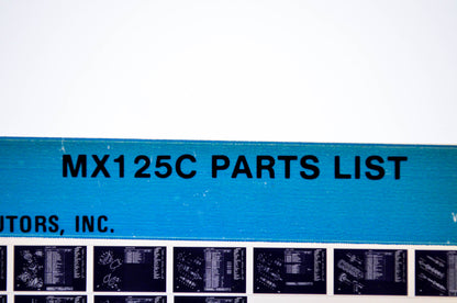 OEM Yamaha MX125C 1980/June 25 '76 Parts List Microfiche