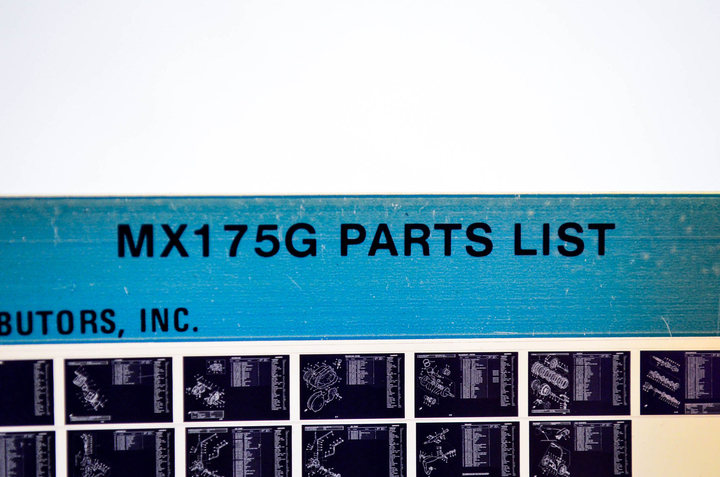 OEM Yamaha MX175G 1980/June 13 '80 Parts List Microfiche