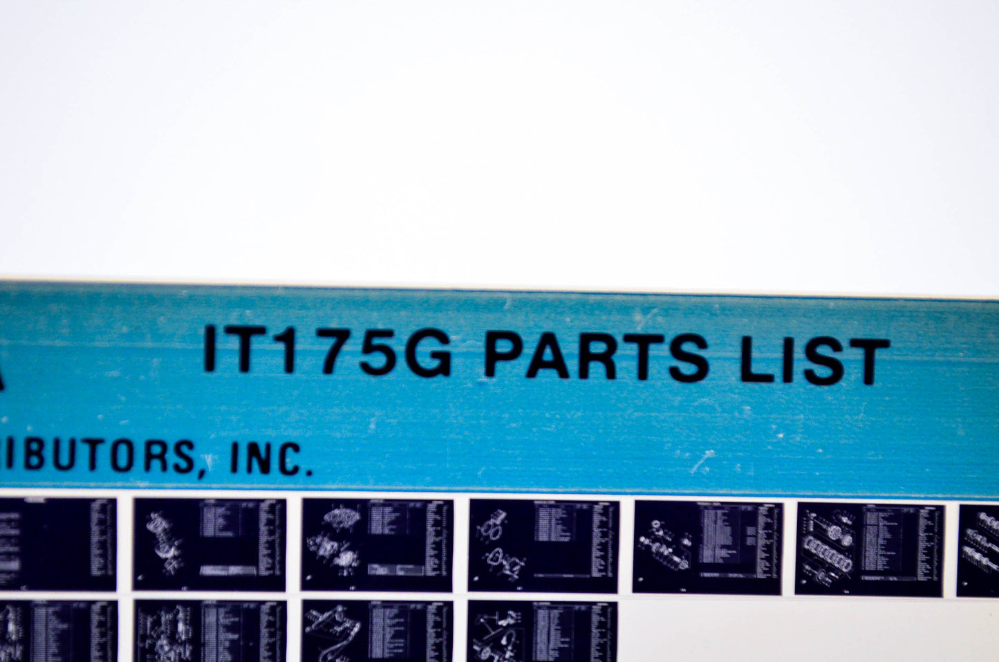 OEM Yamaha IT175G 1980/November 26 '80 Parts List Microfiche