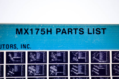 OEM Yamaha MX175H 1980/October 17 '81 Parts List Microfiche