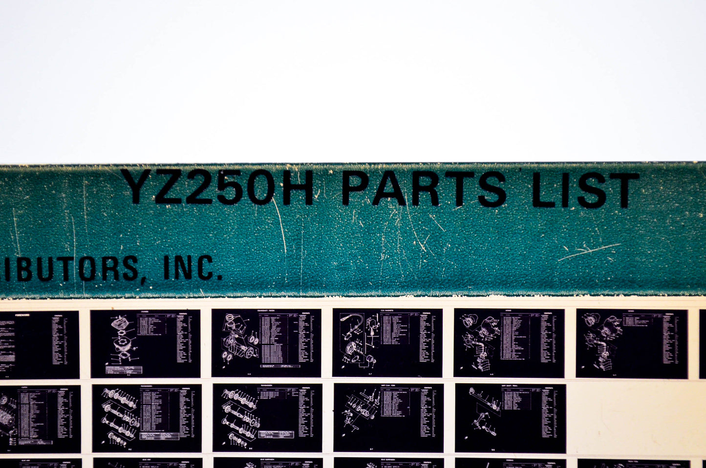 OEM Yamaha YZ250H 1981/May 6 '81 Parts List Microfiche