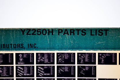 OEM Yamaha YZ250H 1981/May 6 '81 Parts List Microfiche