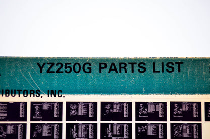 OEM Yamaha YZ250G 1981/May 20 '80 Parts List Microfiche