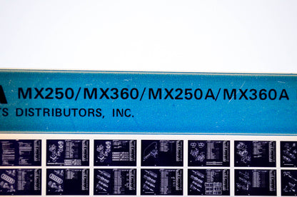 OEM Yamaha MX250/MX360/MX250A/MX360A 1979/Jan 19 '73-'74 Parts List Microfiche