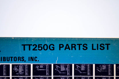 OEM Yamaha TT250G 1981/August 19 '80 Parts List Microfiche