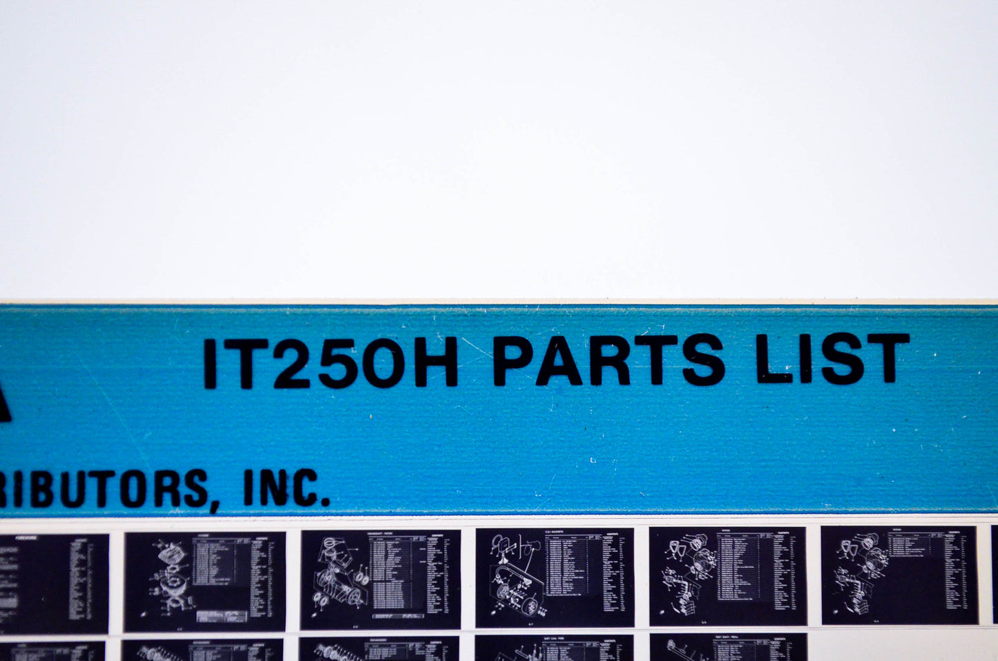 OEM Yamaha IT250H 1981/January 22 '81 Parts List Microfiche