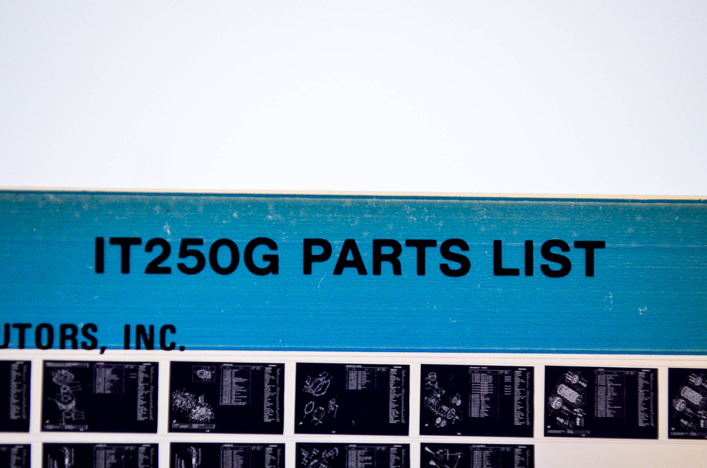 OEM Yamaha IT250G 1980/November 26 '80 Parts List Microfiche