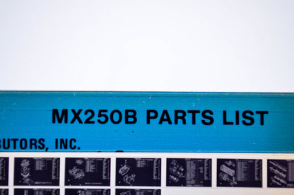OEM Yamaha MX250B 1980/July 2 '75 Parts List Microfiche