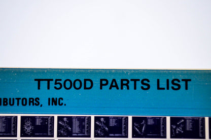 OEM Yamaha TT500D 1979/April 27 '77 Parts List Microfiche