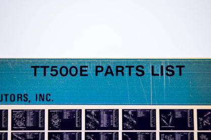 OEM Yamaha TT500E 1980/June 17 '78 Parts List Microfiche