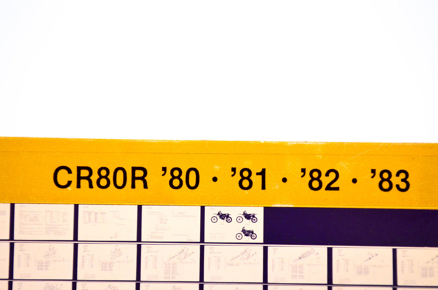OEM Honda CR80R 1984/November '80 - '83 Parts Catalog Microfiche