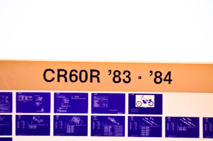 OEM Honda CR60R 1986/May '83 - '84 Parts Catalog Microfiche