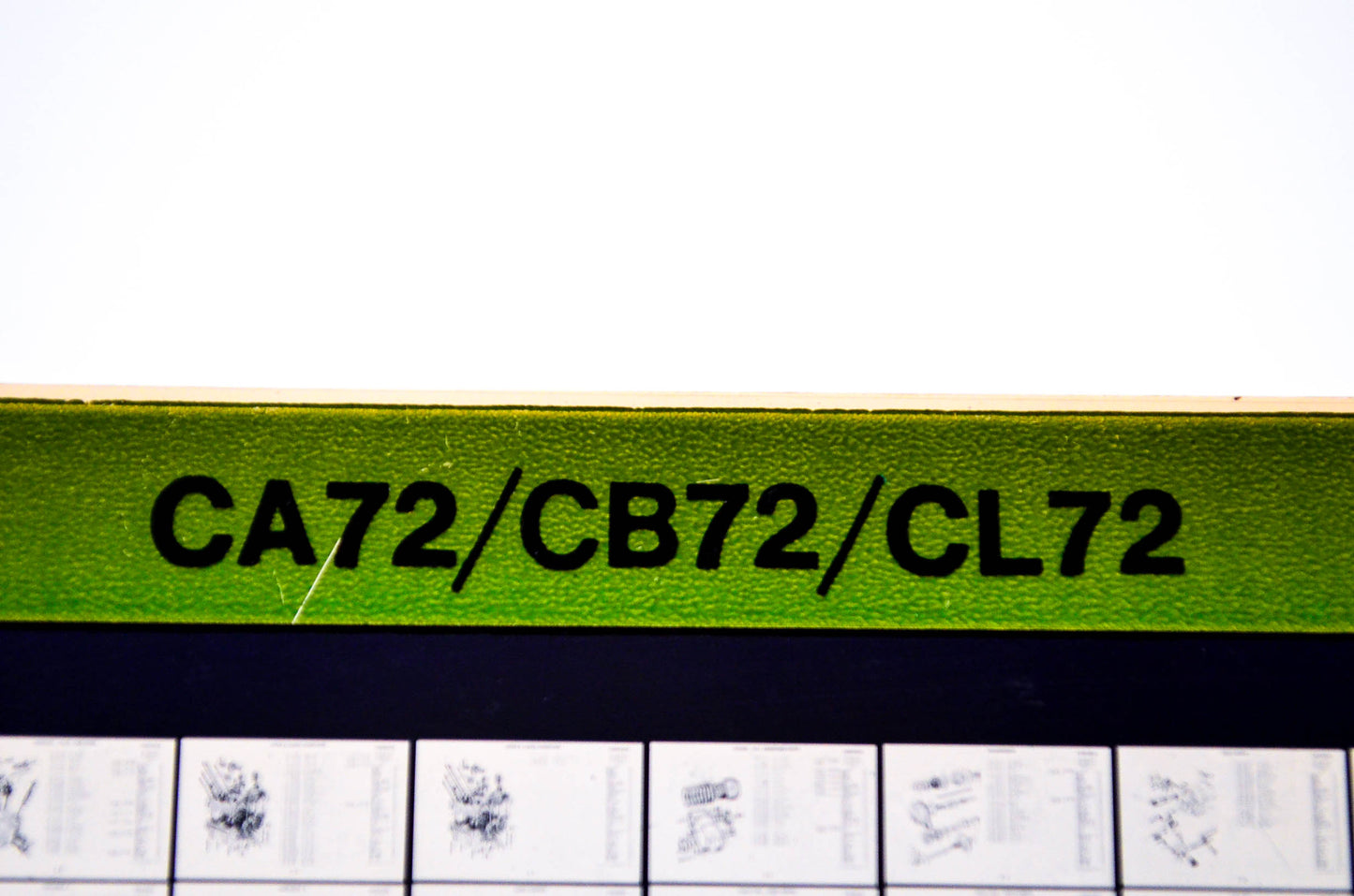 OEM Honda CA72/CB72/CL72 1977/October '77 Parts Catalog Microfiche