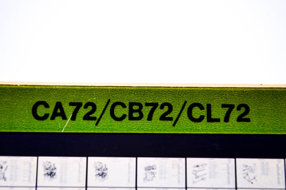 OEM Honda CA72/CB72/CL72 1977/October '77 Parts Catalog Microfiche