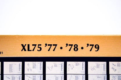 OEM Honda XL75 1981/December '77 - '79 Parts Catalog Microfiche