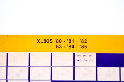 OEM Honda XL80S 1985/May '80 - '85 Parts Catalog Microfiche