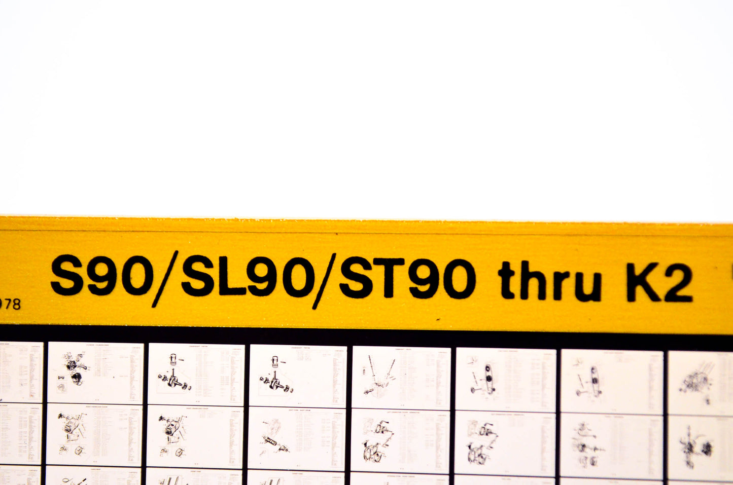 OEM Honda S90/SL90/ST90 - K2 1978/June '78 Parts Catalog Microfiche