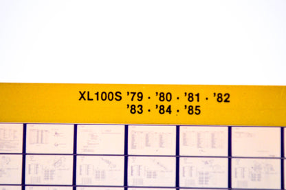 OEM Honda XL100S 1985/May '79 - '85 Parts Catalog Microfiche