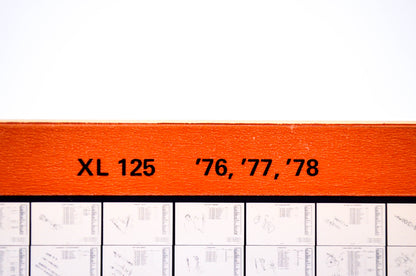 OEM Honda XL 125 1983/July '76 - '78 Parts Catalog Microfiche