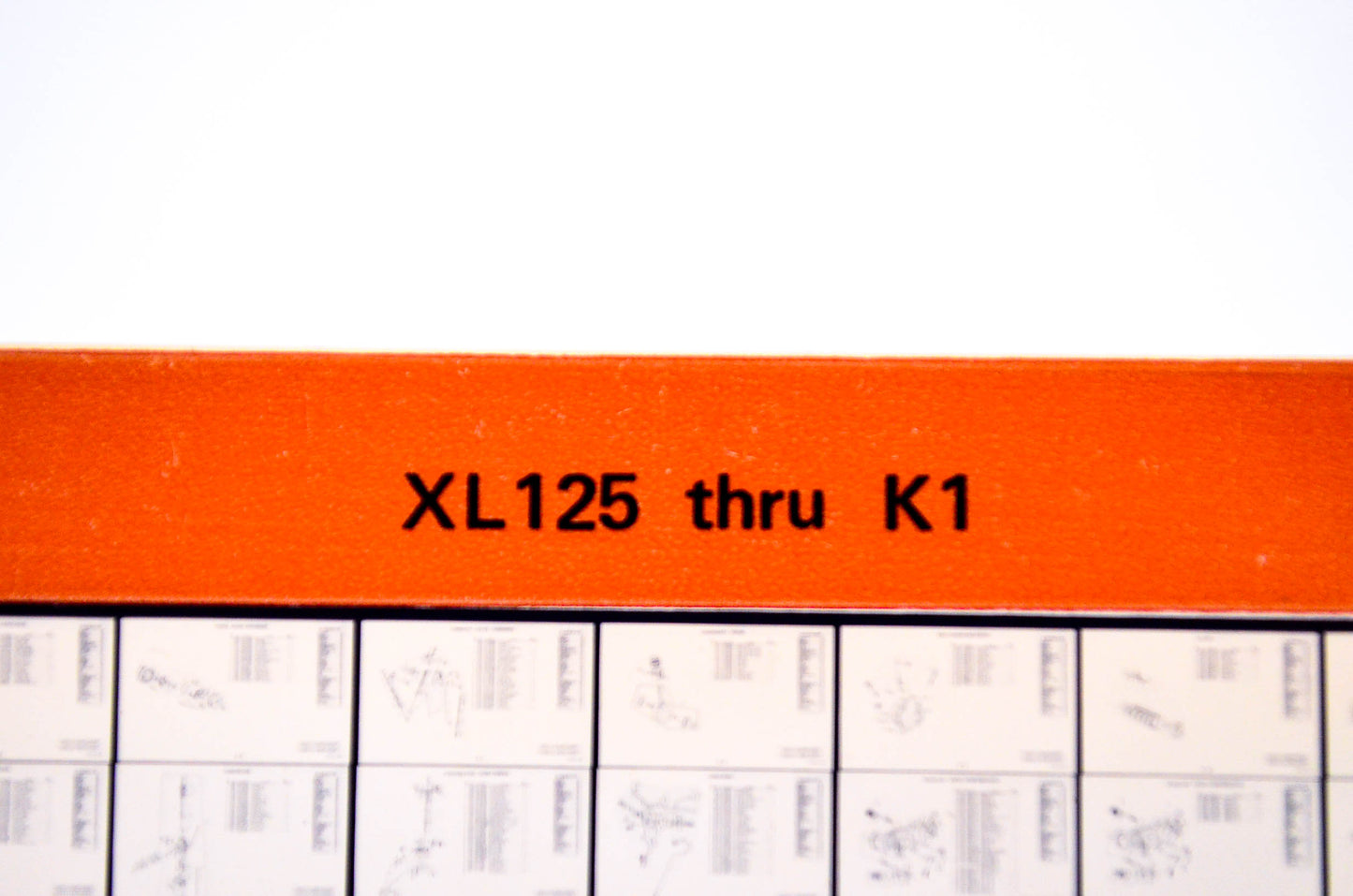 OEM Honda XL125 - K1 1983/July '83 Parts Catalog Microfiche