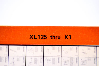 OEM Honda XL125 - K1 1983/July '83 Parts Catalog Microfiche