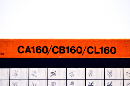 OEM Honda CA160/CB160/CL160 1978/July '80 Parts Catalog Microfiche