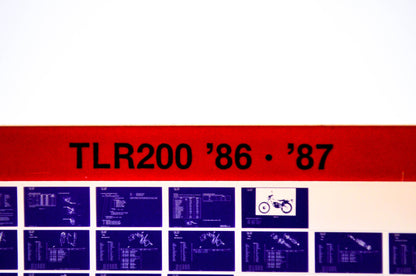 OEM Honda TLR200 1986/October '86 - '87 Parts Catalog Microfiche