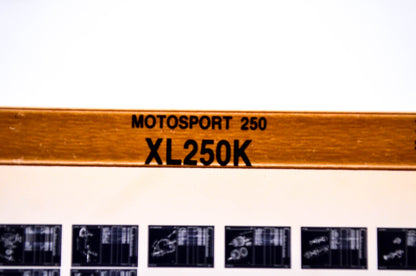 OEM Honda XL250K 1986/September '86 Motorsport 250 Parts Catalog Microfiche