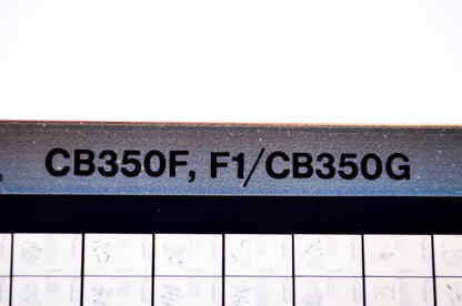 OEM Honda CB350F, F1/CB350G 1977/April '77 Parts Catalog Microfiche