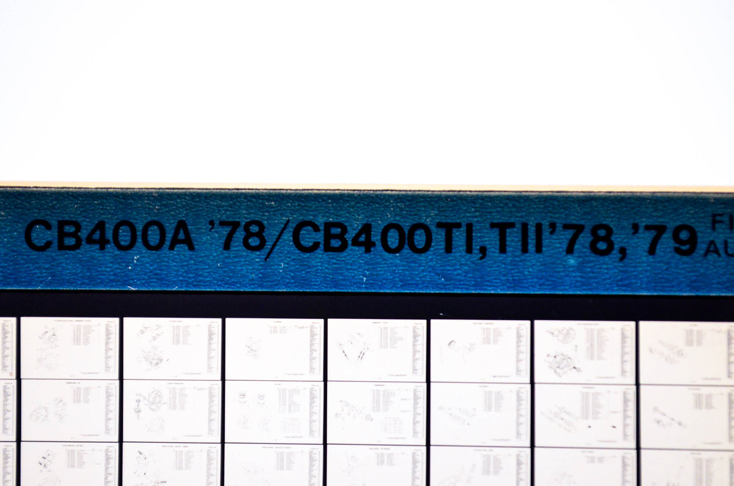 OEM Honda CB400A '78/CB400TI,TII'78,'79 1979/August '78 - '79 Parts Catalog Microfiche