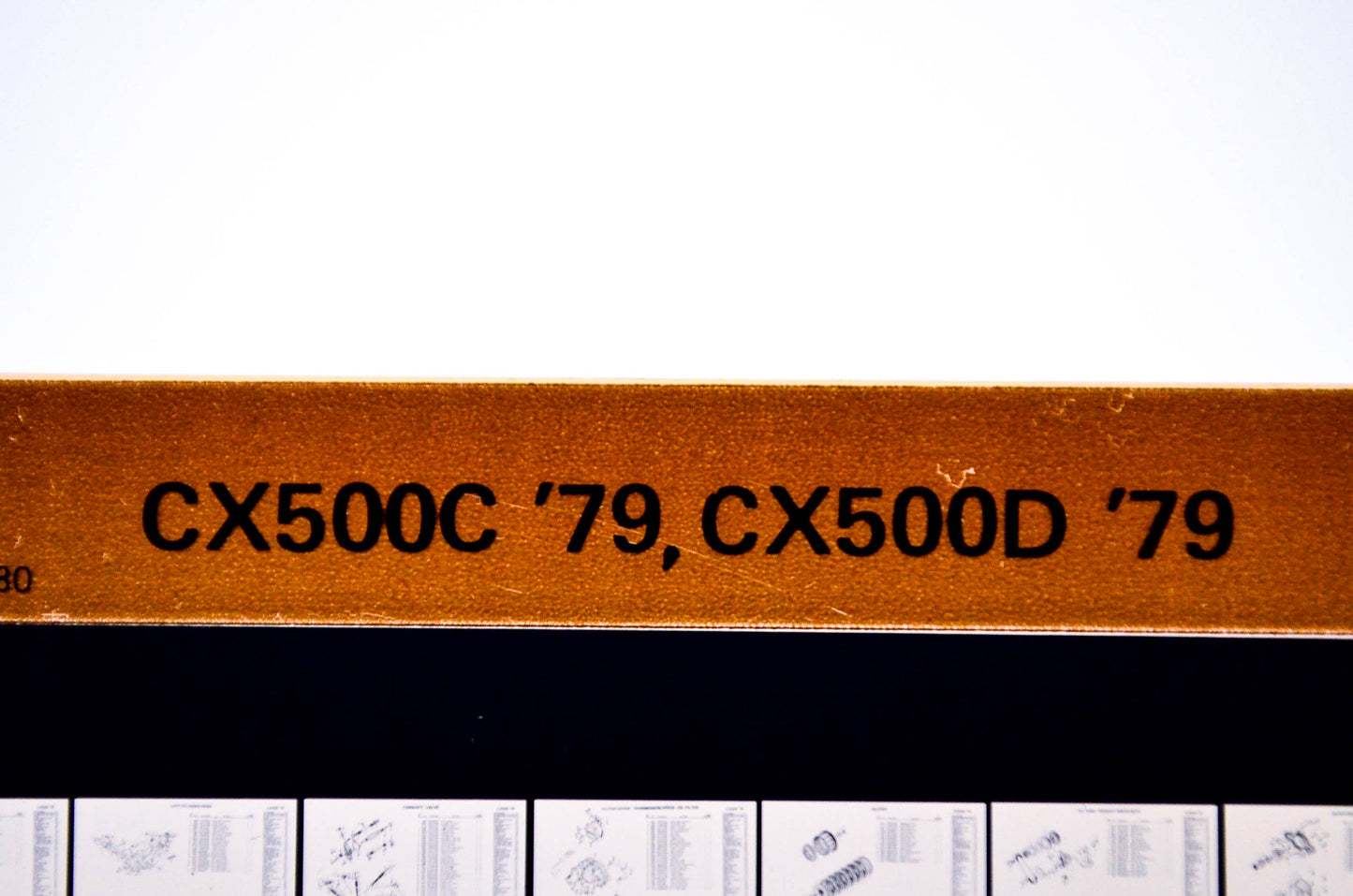OEM Honda CX500C '79, CX500D '79 1980/May '79 Parts Catalog Microfiche