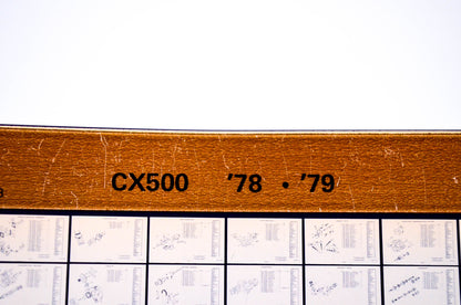 OEM Honda CX500 1983/July '78 - '79 Parts Catalog Microfiche