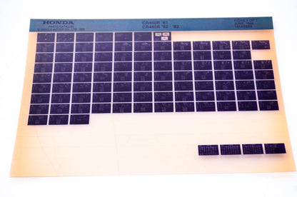 OEM Honda CR450R/CR480R 1986/June '81 - '83 Parts Catalog Microfiche
