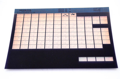 OEM Honda CM450E, CM450C, CM450A 1985/July '82 - '83 Parts Catalog Microfiche