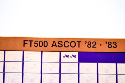 OEM Honda FT500 1985/July '82 - '83 Ascot Parts Catalog Microfiche
