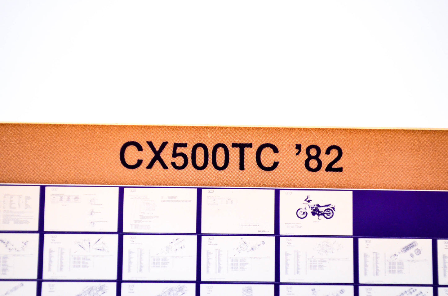 OEM Honda CX500TC 1984/September '82 Parts Catalog Microfiche