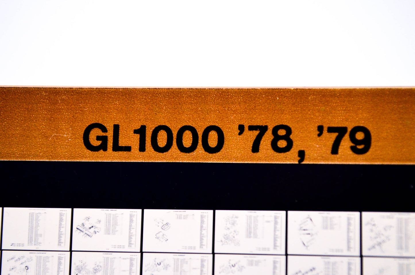 OEM Honda GL1000 1979/July '78 - '79 Parts Catalog Microfiche