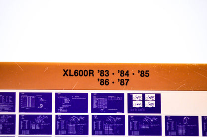 OEM Honda XL600R 1986/December '83 - '87 Parts Catalog Microfiche