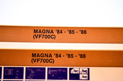 OEM Honda VF700C 1986/March '84 - '86 Magna Parts Catalog Microfiche